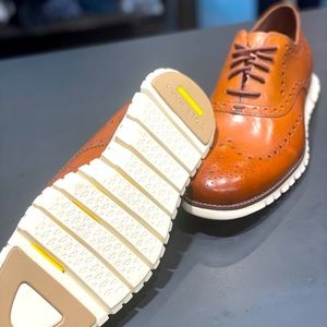 Brown zero grand cole haan shoes